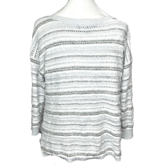 WHBM Fluffy Boat Neck Sweater - Picture 3 of 5